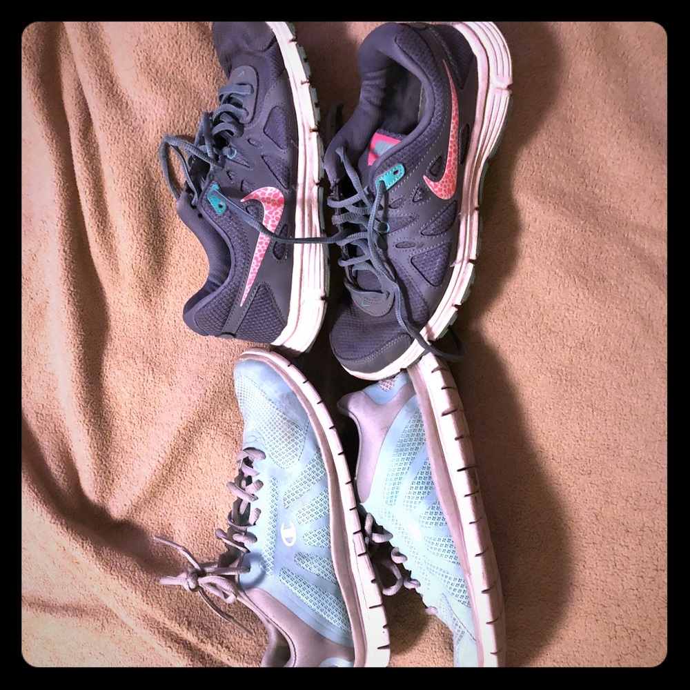 2 pairs size 7.5 women’s shoes